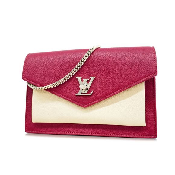 Louis Vuitton Pochette Lock Me Turn Lock Chain Shoulder Bag - Picture 1 of 8